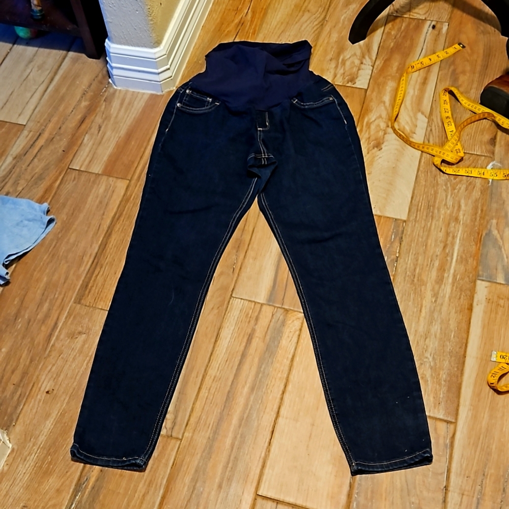 Indigo Blue women's Maternity 💙 jeans large  0305